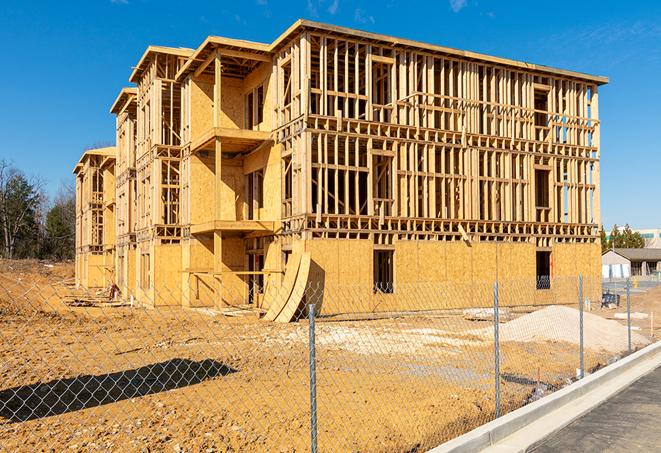 construction site fencing offers protection and privacy in Highlands TX